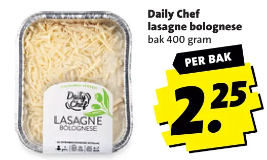Aanbieding: lasagne bolognese