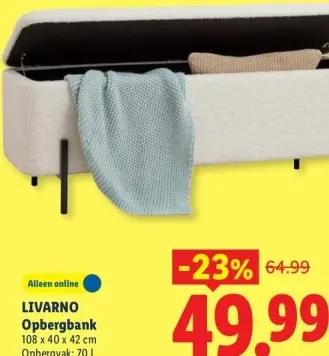 Aanbieding: Opbergbank