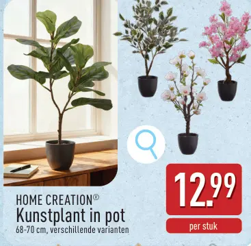 Promotie: Kunstplant in pot