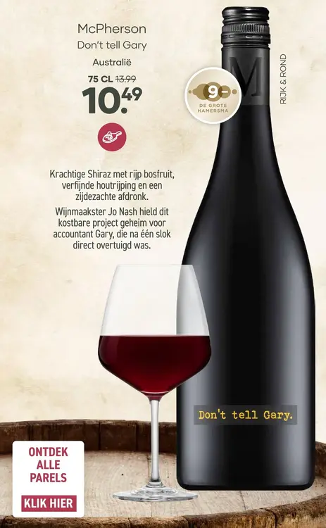 Aanbieding: McPherson Don't tell Gary