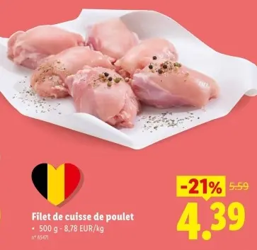 Offre: Filet de cuisse de poulet