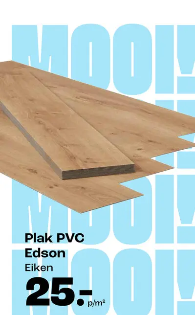 Aanbieding: Plak PVC Edson Eiken