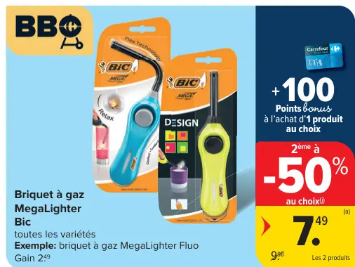 Offre: Briquet à gaz MegaLighter