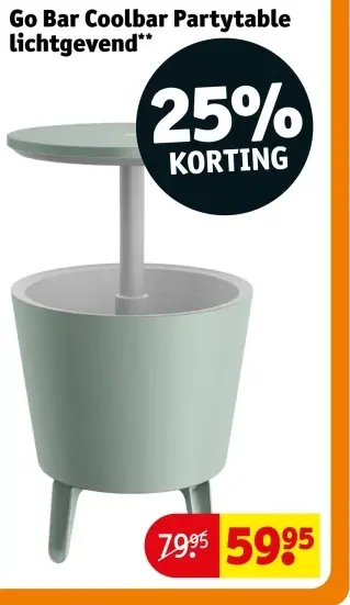 Aanbieding: Go Bar Coolbar Partytable