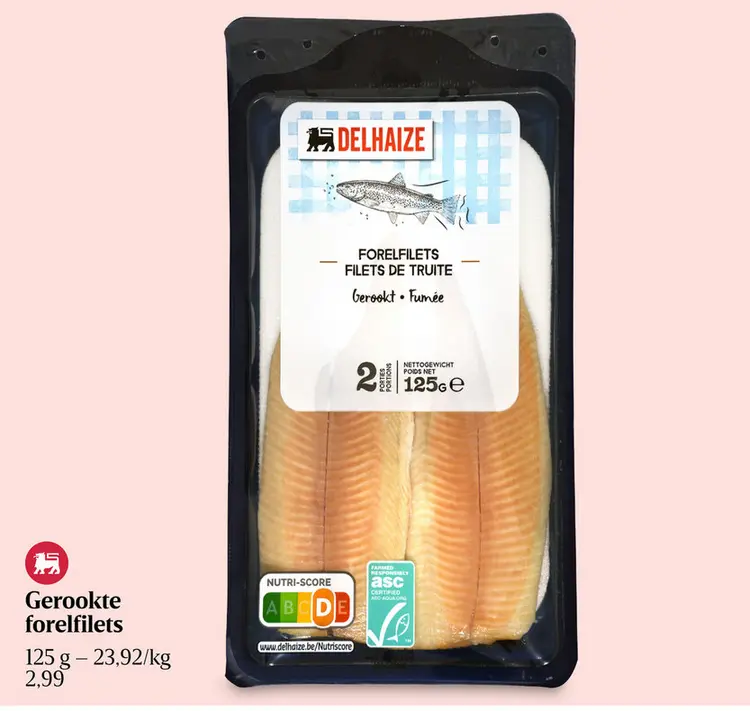 Promotie: Gerookte forelfilets