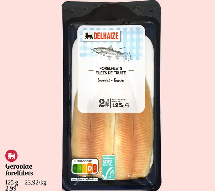 Promotie: Forelfilets | Gerookt