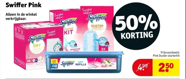 Aanbieding: Swiffer Pink