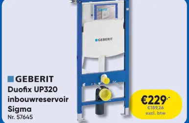 Promotie: Duofix UP320 inbouwreservoir