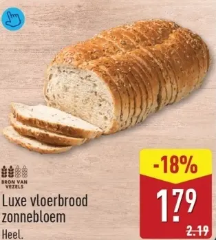 Aanbieding: Luxe vloerbrood zonnebloem