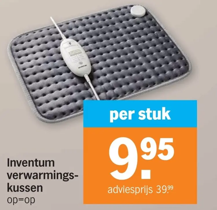 Aanbieding: Inventum verwarmingskussen