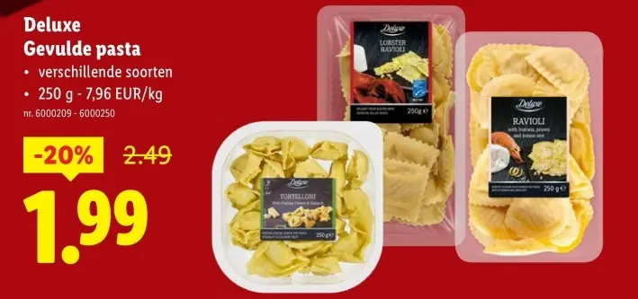 Aanbieding: Gevulde pasta