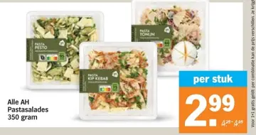 Aanbieding: Alle AH Pastasalades