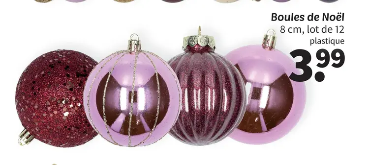 Offre: Boules de Noël