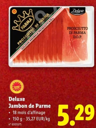 Offre: Jambon de Parme