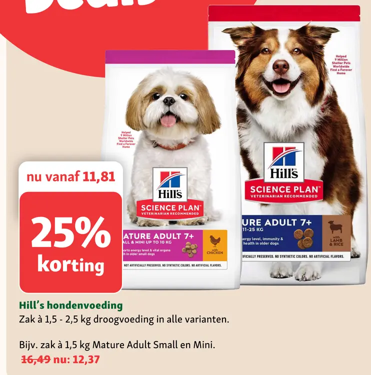 Aanbieding: Hill's hondenvoeding