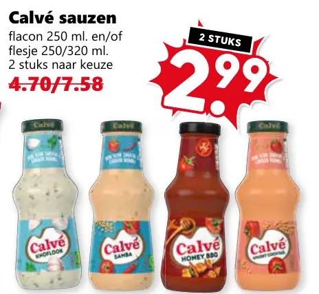 Aanbieding: Sauzen