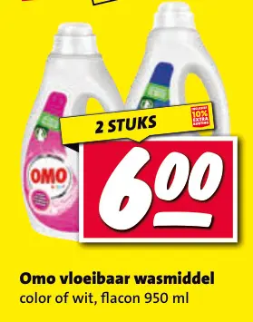 Aanbieding: Omo vloeibaar wasmiddel