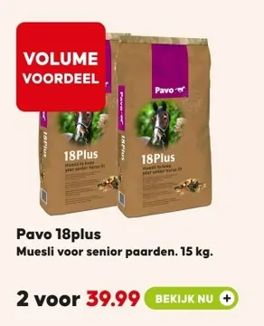 Aanbieding: Pavo 18plus