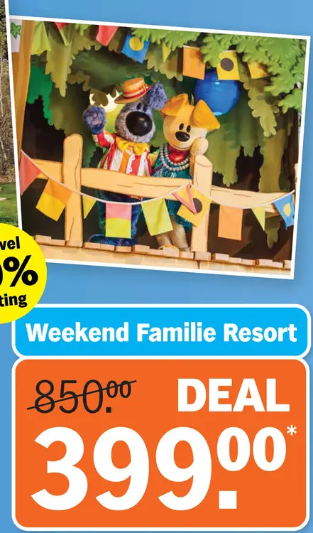 Aanbieding: Weekend Familie Resort De Tovertuin