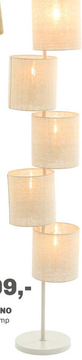 Aanbieding: Vloerlamp Benigno Beige