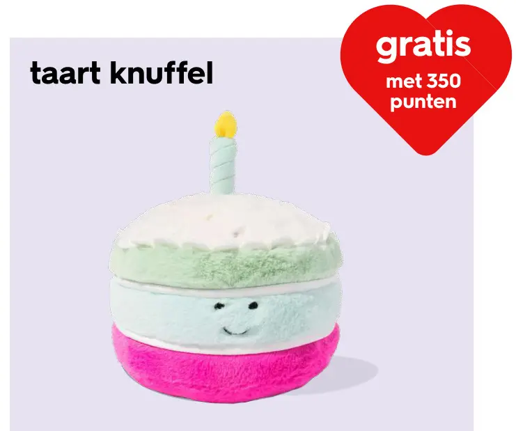 Promotie: Taart knuffel