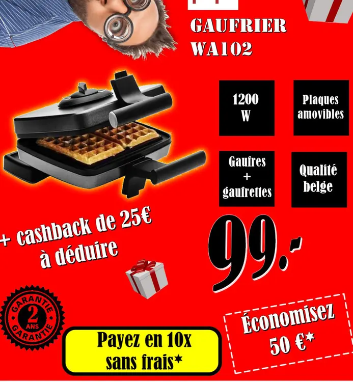 Offre: Gaufrier wa102