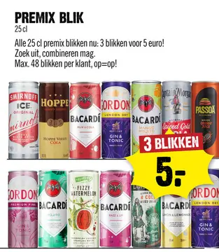 Aanbieding: Premix blik