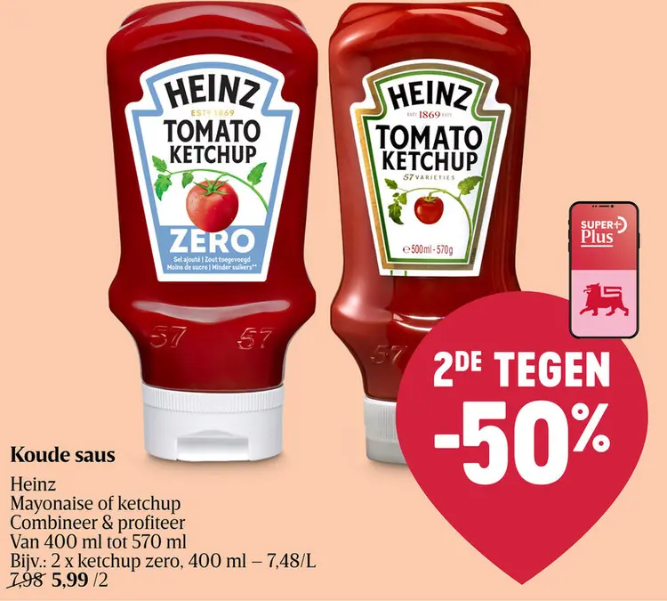 Promotie: Mayonaise of ketchup