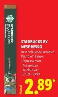 Aanbieding: Starbucks by Nespresso