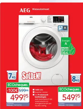 Aanbieding: AEG Wasautomaat