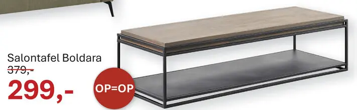 Aanbieding: Salontafel Boldara