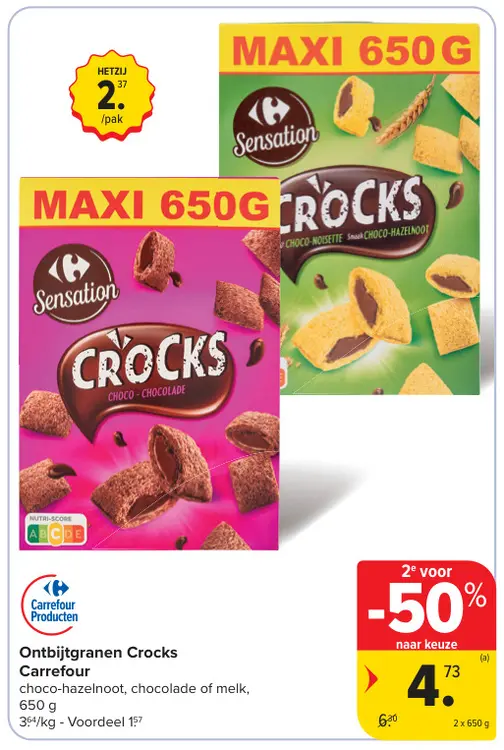 Promotie: Ontbijtgranen Crocks
