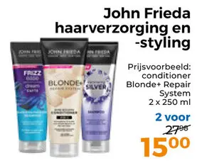 Aanbieding: John Frieda haarverzorging en -styling