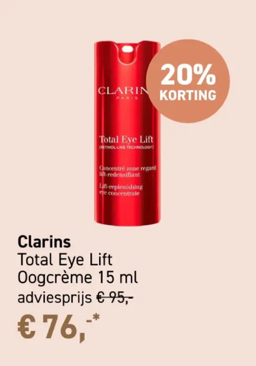 Aanbieding: Total Eye Lift Oogcrème