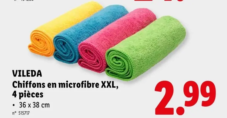 Offre: Chiffons en microfibre XXL