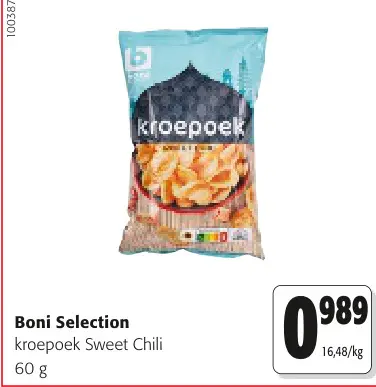 Promotie: kroepoek Sweet Chili