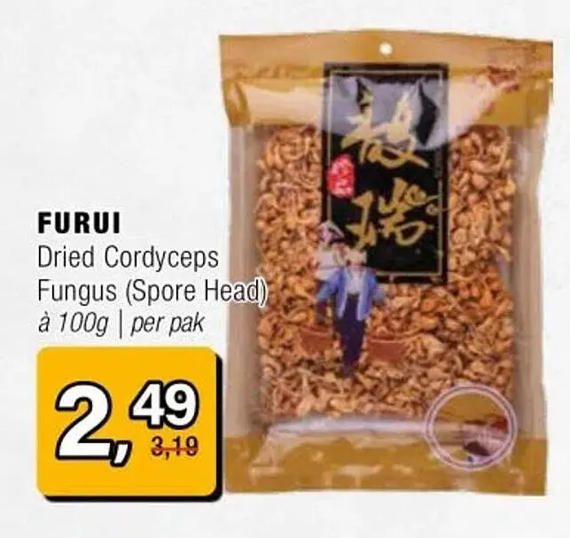 Aanbieding: Dried Cordyceps Fungus (Spore Head)