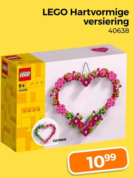 Aanbieding: Hartvormige versiering