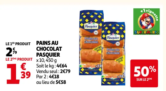 Promotie: Pains au chocolat