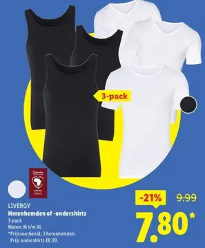 Aanbieding: Herenhemden of -ondershirts