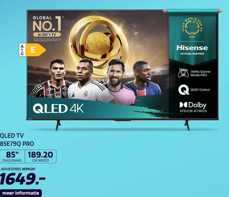 Aanbieding: Hisense 85E79Q