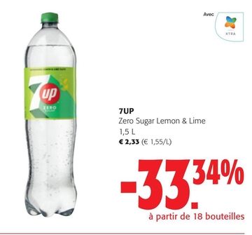 Offre: 7UP Zero Sugar Lemon & Lime