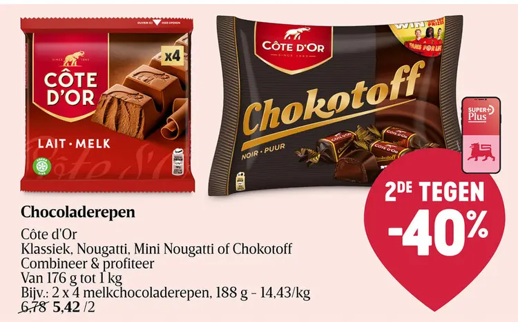 Promotie: Chocoladerepen