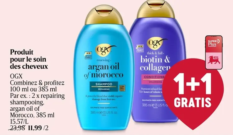 Offre: Produit pour le soin des cheveux