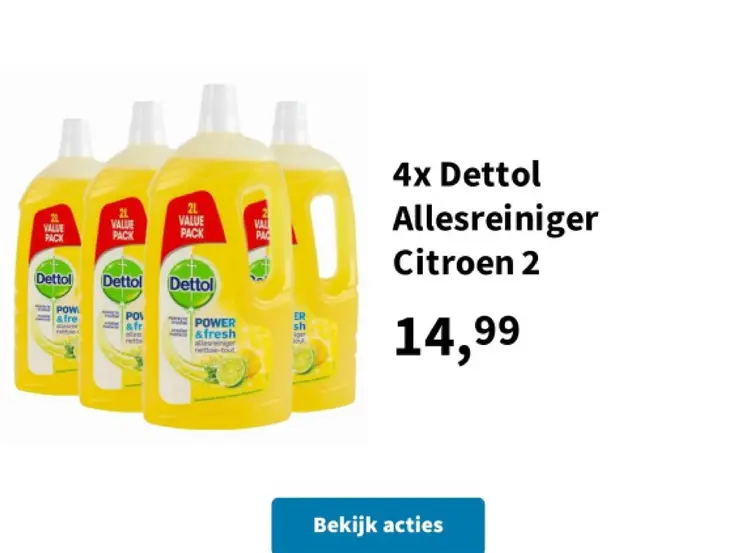 Aanbieding: Dettol Allesreiniger Citroen