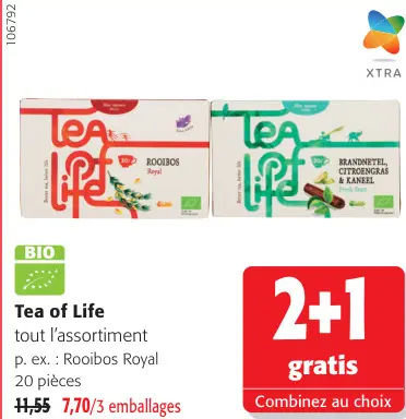 Offre: Tea of Life Tout l'assortiment de thé