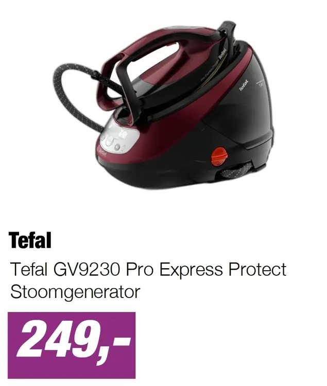 Aanbieding: Tefal GV9230 Pro Express Protect Stoomgenerator