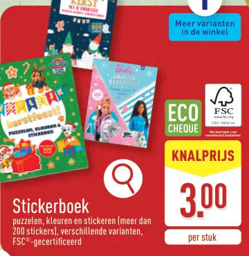 Promotie: Stickerboek