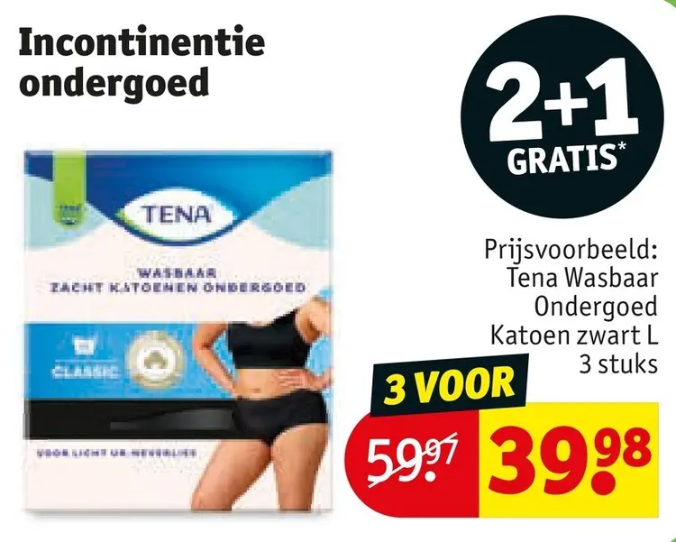 Aanbieding: Incontinentie ondergoed