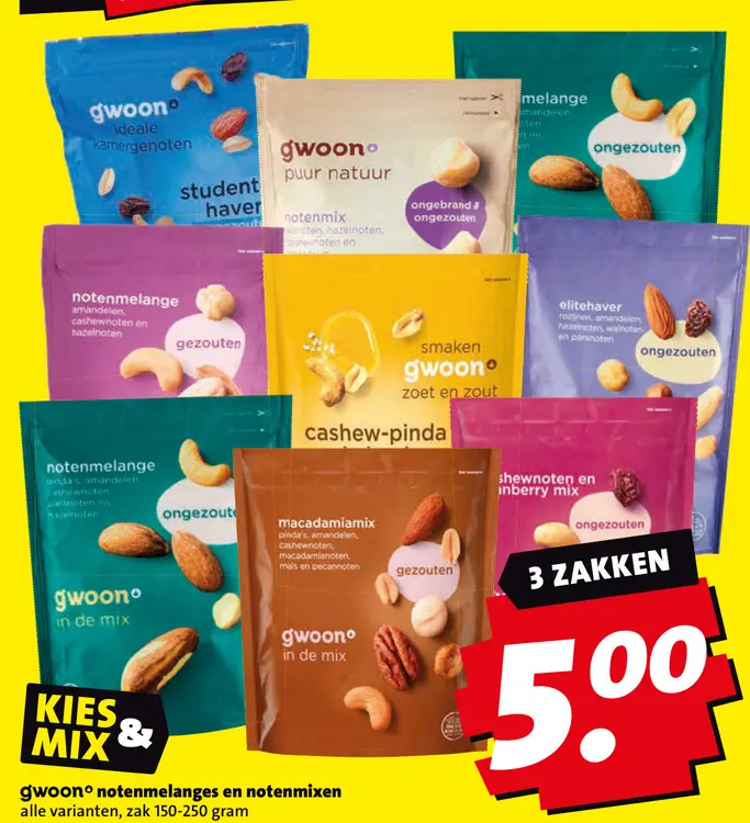 Aanbieding: Notenmelanges en notenmixen